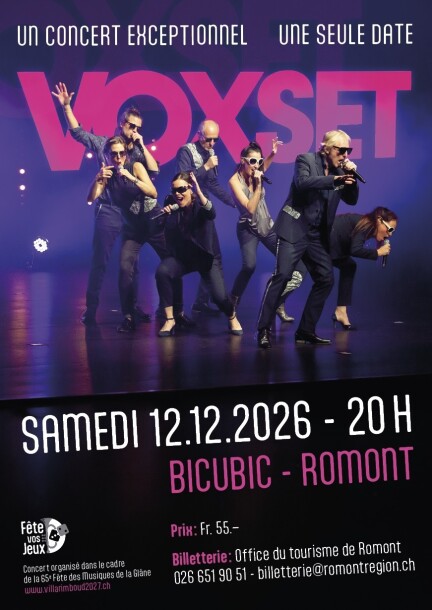 Concert de Voxset - Société de Musique de Villarimboud - Concerts
