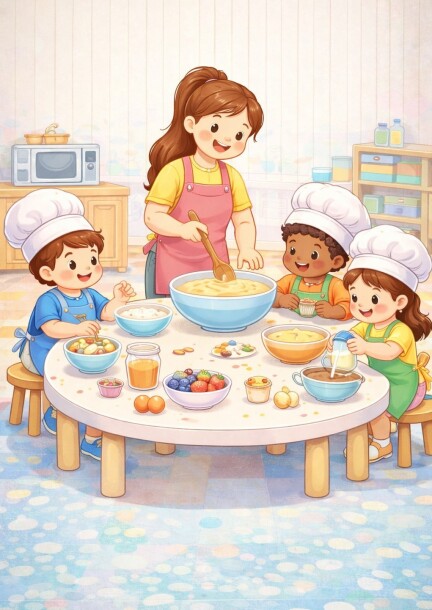 [2-6 ans] Atelier Cuisine - Loisirs - Collège des Perrerets - Réfectoire, Bâtiment F (rez-de-chaussée)