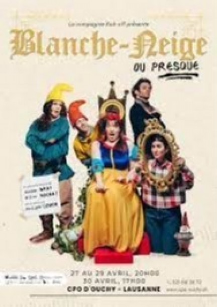 Blanche-Neige ou presque - Humour et comédie - Salle Centrale Madeleine
