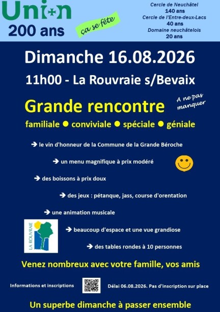 Fête anniversaire Domaine et Cercles Neuchâtelois - Famille