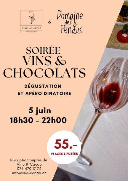 Soirée Vins & Chocolats - Loisirs - Domaine des Rothis