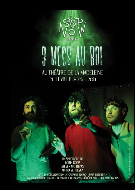 Trois mecs au bol - Théâtre et arts vivants