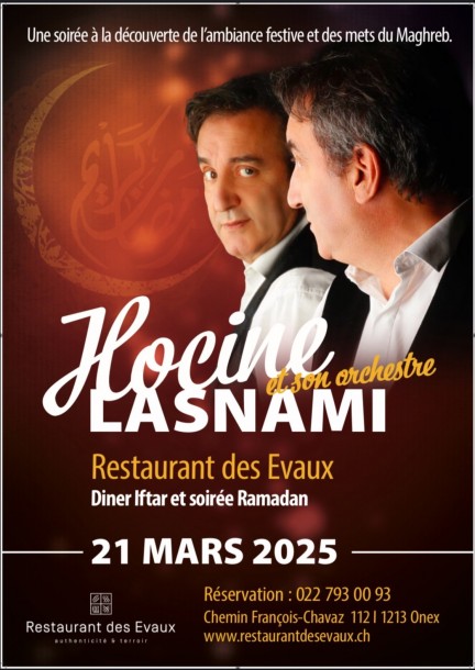 Diner Iftan Ramadan et soirée musicale - Concerts