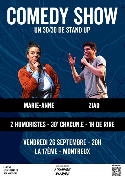 L’Empire du rire présente le 30/30 de Marie-Anne et Ziad - Humour and comedy