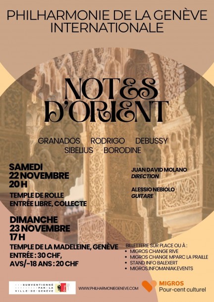 Philharmonie de la Genève Internationale - Notes d'Orient - Classical music