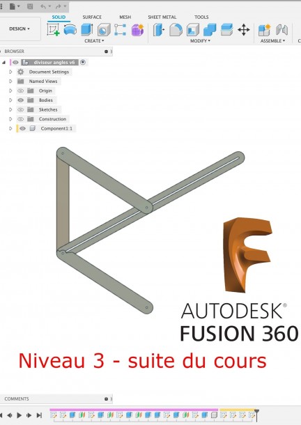 Fusion 360 - Niveau 3 - Débutants - Ateliers et stages