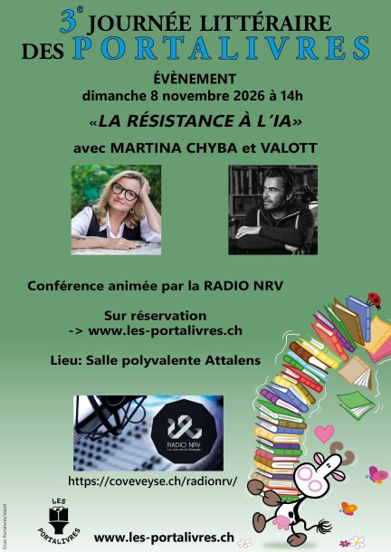 Débat animé par la Radio NRV sur la résistance à l'IA avec Martina Chyba et Valott - Conferencias