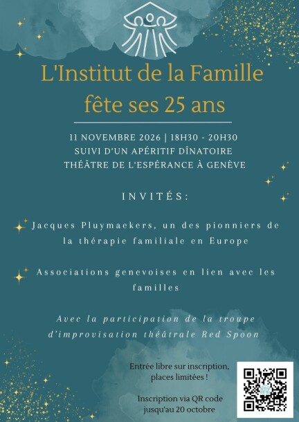 L’Institut de la Famille fête ses 25 ans ! - Conférences - Théâtre de l'Espérance
