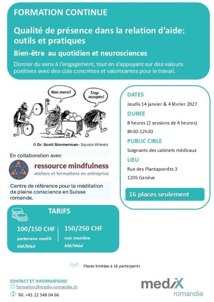 Qualité de présence dans la relation d'aide : outils et pratiques - Formations - Ressource mindfulness