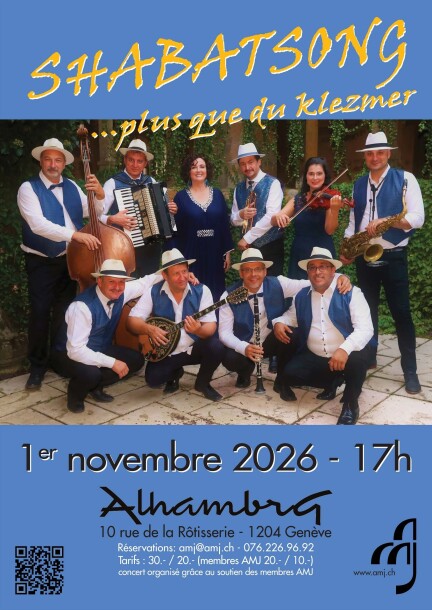 ShabatSong ...plus que du klezmer - Concerts - Alhambra