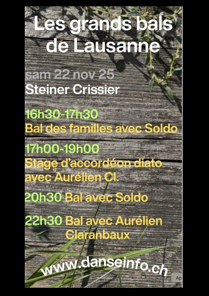 Balfolk avec Soldo + Aurélien Claranbaux - Danse