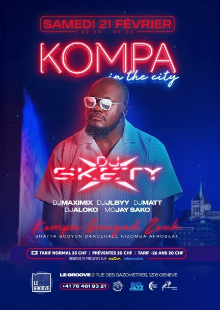 KOMPA IN THE CITY - Concerts