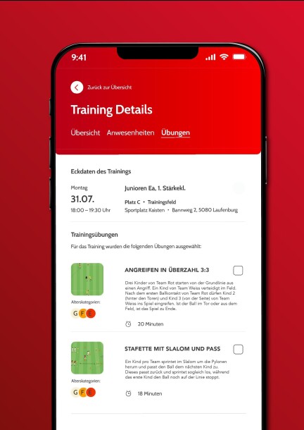 Neue Clubcorner-Funktionen für den Kinderfussball - Sport - Online - Virtual
