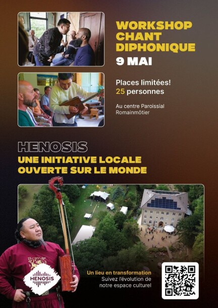 Stage de chant diphonique Mongol avec Batzorig Vaanchig - Ateliers et stages - Centre Paroissal de Romainmôtier