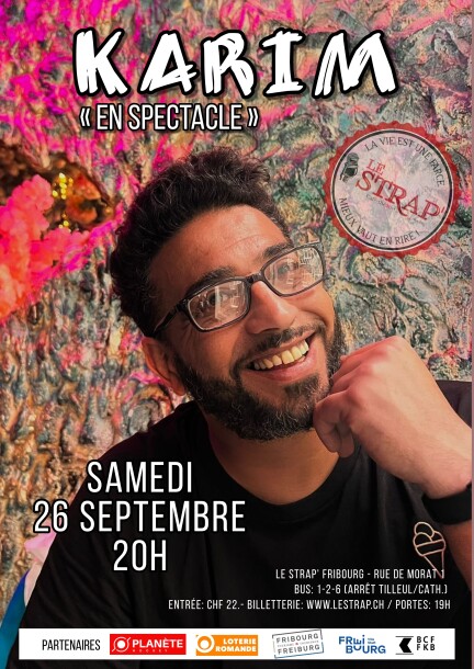 KARIM DEVAUD en spectacle - Humour et comédie - LE STRAP'
