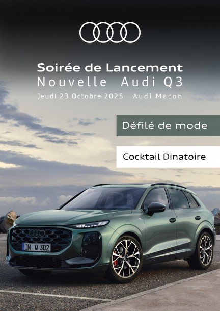 Défilé de Mode pour le lancement de la Nouvelle Audi Q3 à Mâcon - Expos et musées - Concession SUMA Audi Mâcon