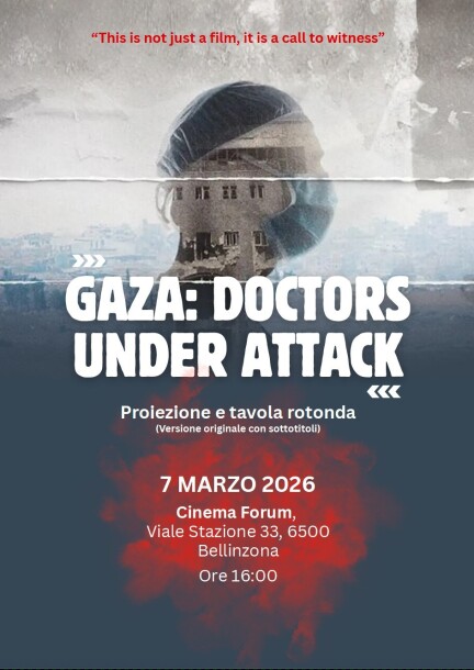 Proiezione del documentario "Gaza, Doctors Under Attack" e tavola rotonda - Cinema
