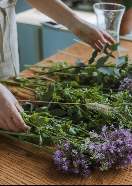 Atelier adulte création d'un bouquet champêtre - Ateliers et stages - Garden Centre Schilliger