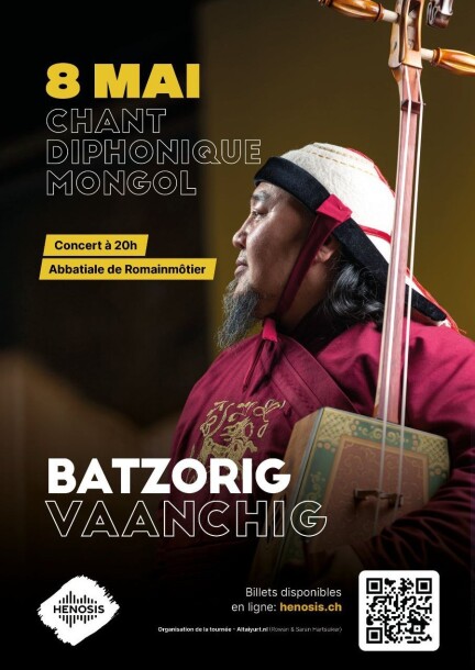 Batzorig Vaanchig - Musique de Mongolie - Concerts - Abbatiale de Romainmôtier