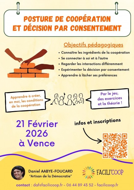 Bases de la coopération à Vence (06) - Training courses