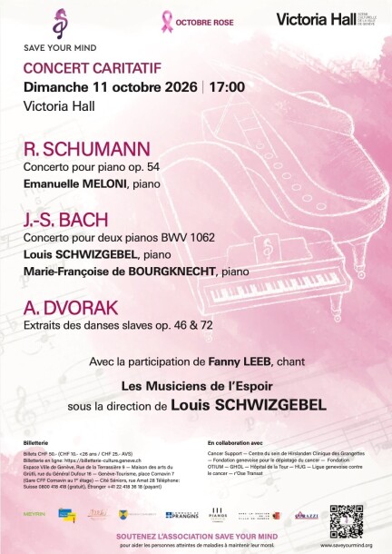 Concert Caritatif Octobre Rose 2026 - Concerts - Victoria Hall