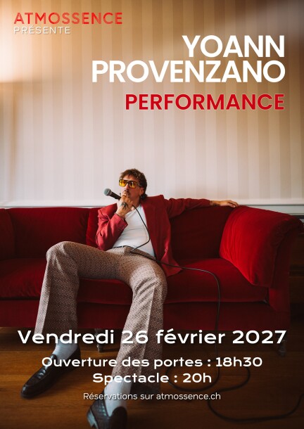 Yoann Provenzano - Performance | Vendredi 26 Février 2027 - Humor y comedia - Théâtre de Marens