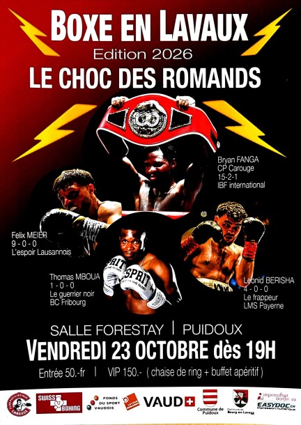 Boxe en Lavaux 2026 - Deporte