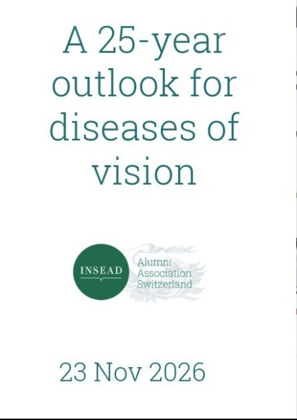 A 25-year outlook for diseases of vision: the need, the solutions and what it takes to develop them - Conferences - Institute of Molecular and Clinical Ophthalmology