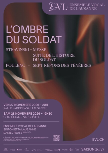L'ombre du soldat - Ensemble Vocal de Lausanne - Klassische musik - Casino de Montbenon - Salle Paderewski