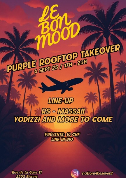 Le Bon Mood – Purple Rooftop Takeover - Svaghi