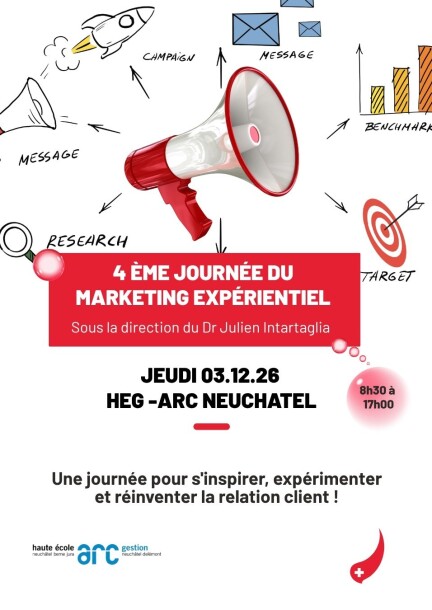VENDITUM & la 4ème journée du marketing expérientiel - Conférences - HEG - Haute école de gestion Arc