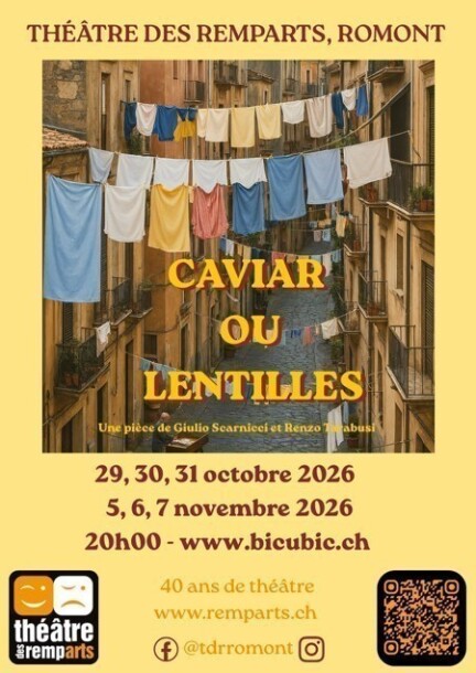 Caviar ou lentilles -Théâtre des Remparts - Théâtre et arts vivants