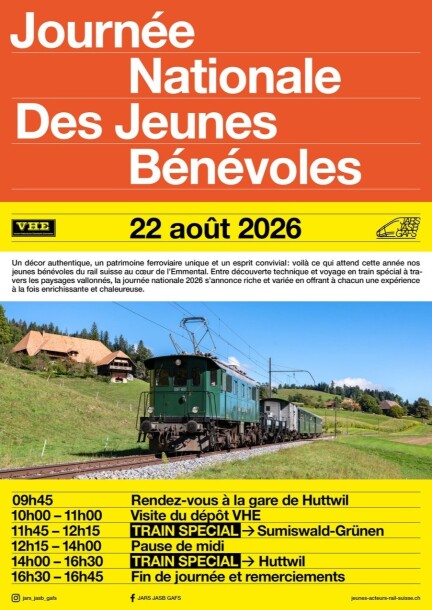 Journée Nationale 2026 - Walks and visits - Huttwil Bahnhof
