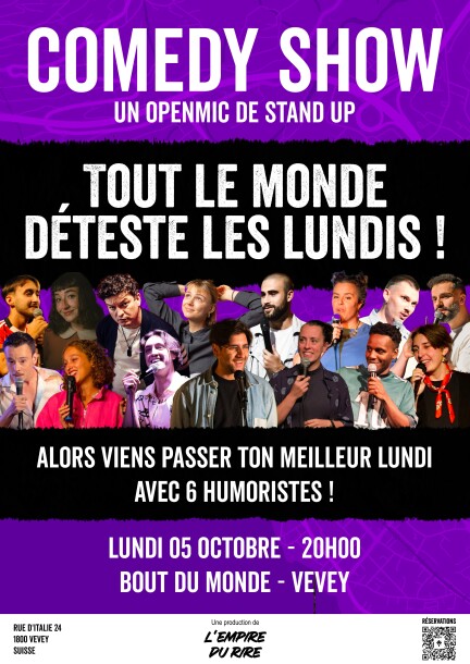 Tout le monde déteste les lundis - Umorismo e commedia - Le Bout du Monde