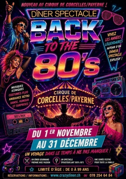Crazy Diner Show 2026 - Kultur und Spektakel - Cirque de Corcelles
