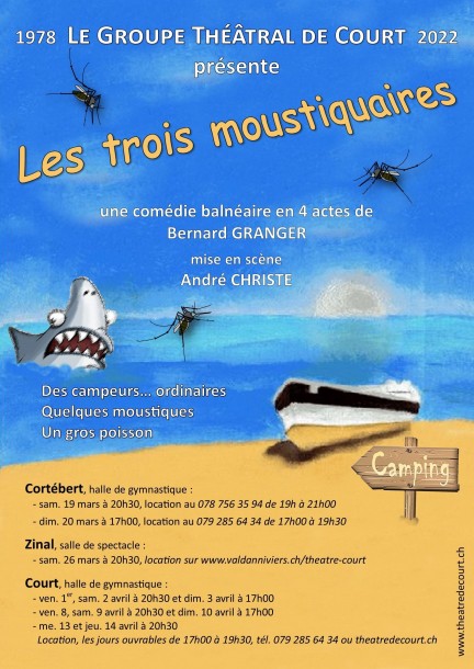 18 Février - Les 3 Moustiquaires - Theater und Bühnenkunst