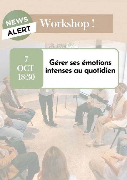 Gérer ses Émotions au Quotidien - Ateliers et stages