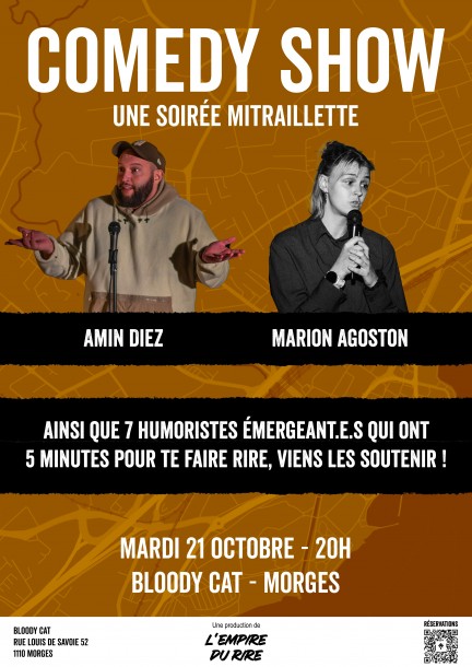 Soirée Mitraillette - Humour et comédie