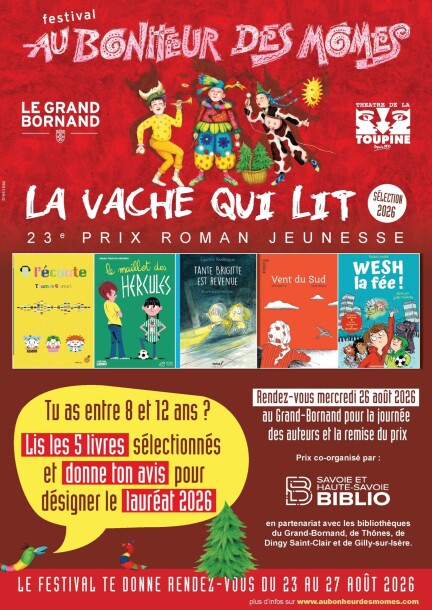 Dédicaces des auteurs et autrices de La Vache qui lit 2026 - Festivals