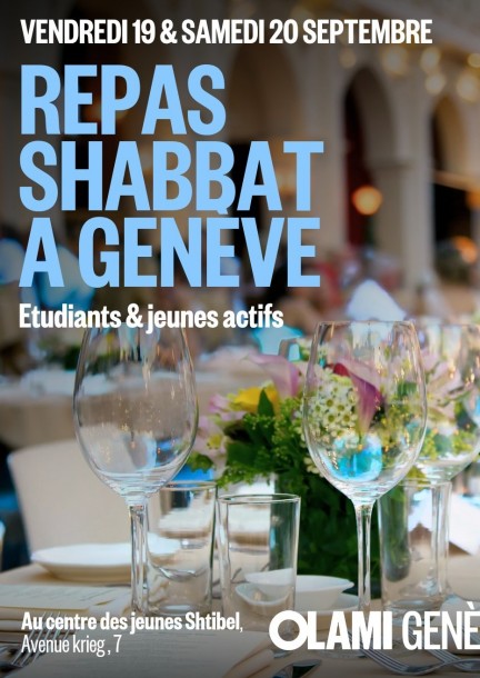 Shabbat Plein étudiants et actifs 18/30 ans - Famiglia