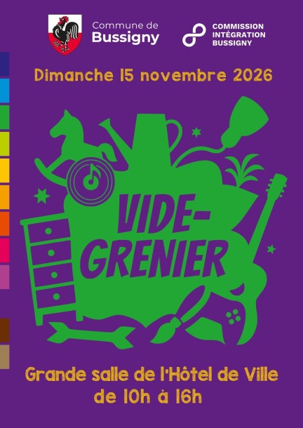 Vide-grenier d'hiver de Bussigny : inscription exposant·e·s. - Loisirs - Grande Salle de Bussigny
