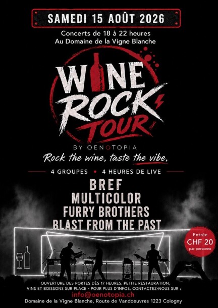 Wine Rock Tour - Concerts - Domaine de la Vigne Blanche