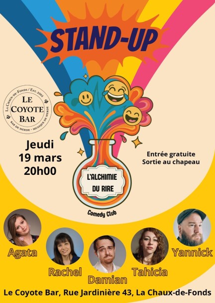 Soirée stand-up avec l'Alchimie du Rire - Theatre and performing arts