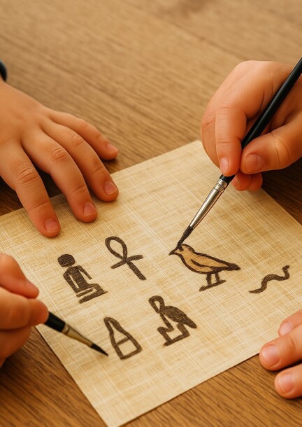 Le pays des pyramides et des pharaons (4-10 ans) - Workshops und Praktika - La julienne