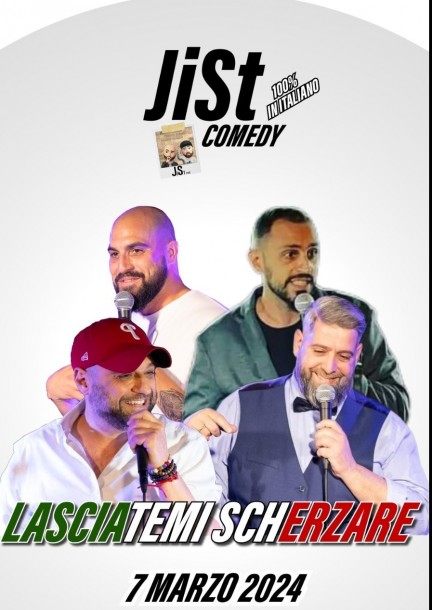 LASCIATEMI SCHERZARE by JiSt Comedy - Culture et spectacles - Floky la loutre
