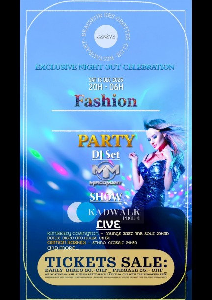 SWISS MODELS LIVE SHOW Fashion Party - Culture and shows