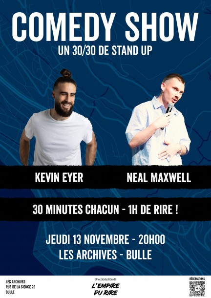 Stand up : Kevin Eyer et Neal Maxwell - Humour et comédie