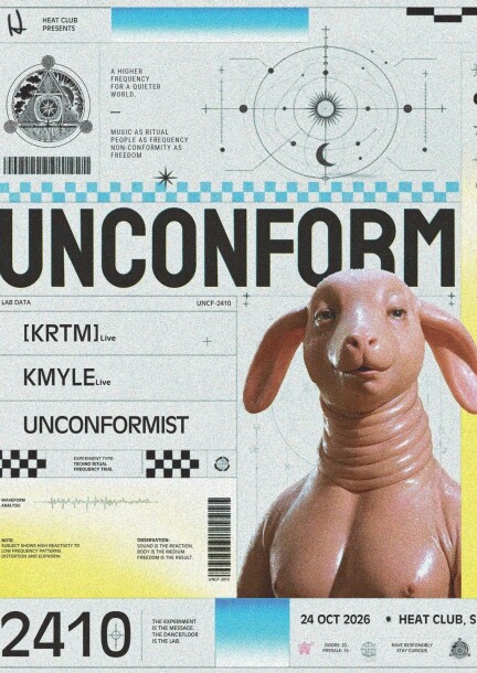 UNCONFORM RECORDS 002 - [KRTM] LIVE (BE), KMYLE LIVE (FR), UNCONFORMIST (CH) - Concerts