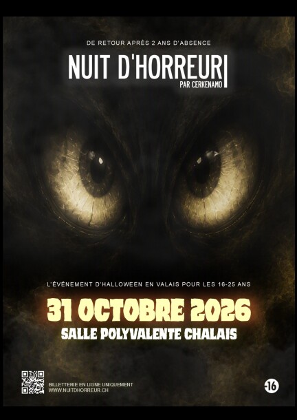 Nuit d'Horreur 2026 - Festivals - Salle Polyvalente, Chalais