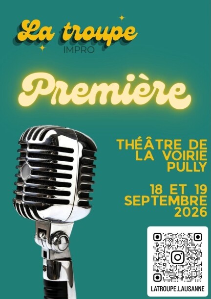 Première - Théâtre et arts vivants - Café-Théâtre de la Voirie